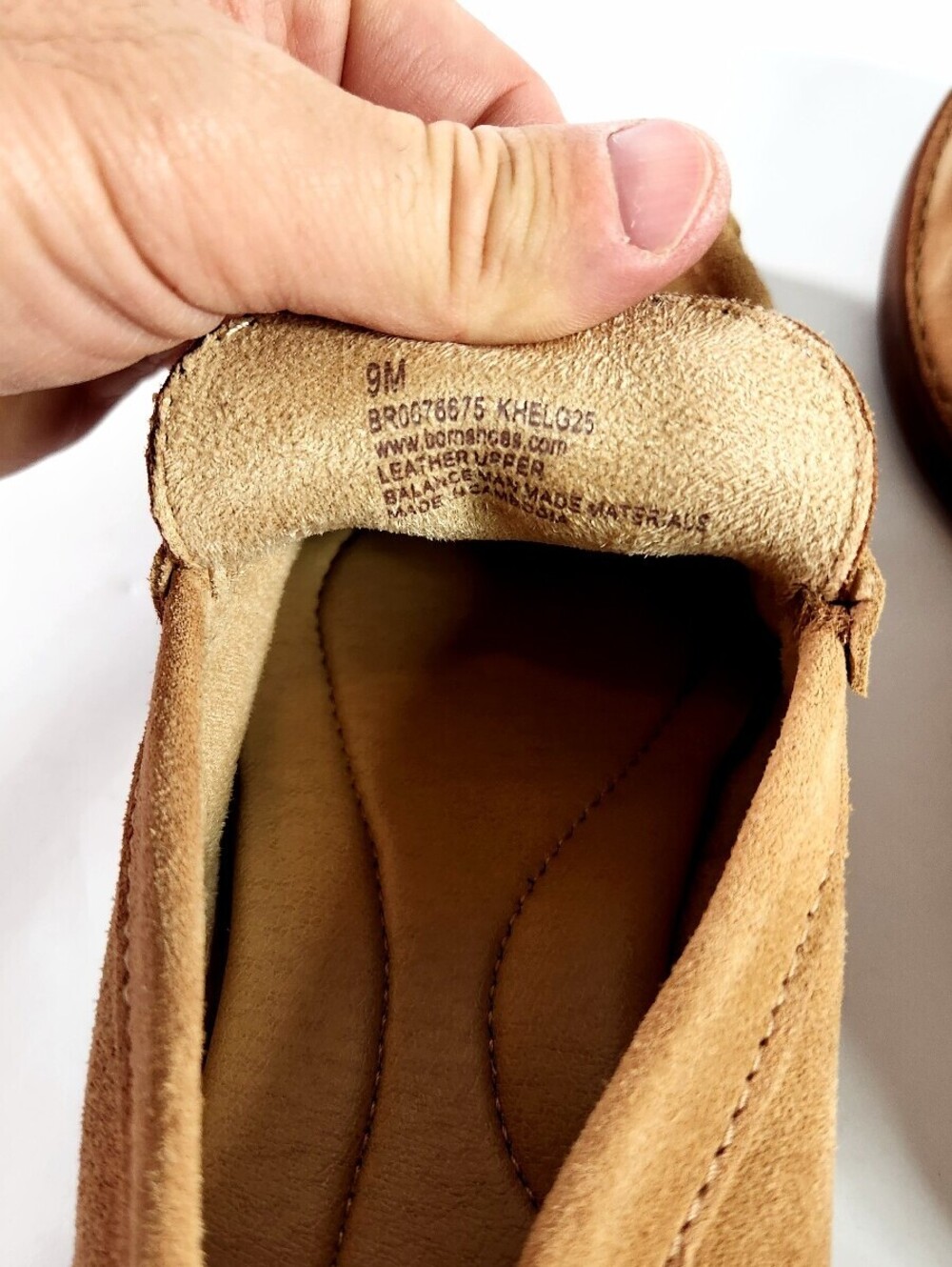 Born Women's Suede Penny Loafers Tan Size 9 - Picture 7 of 9